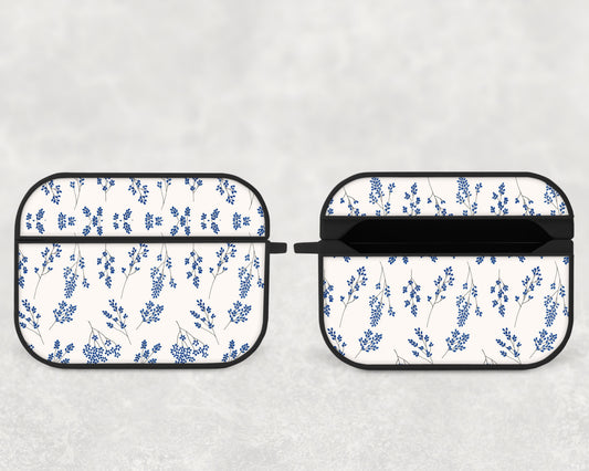 blue flowers - airpods case