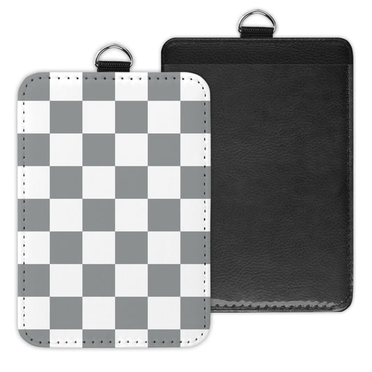 checkerboard - id badge holder