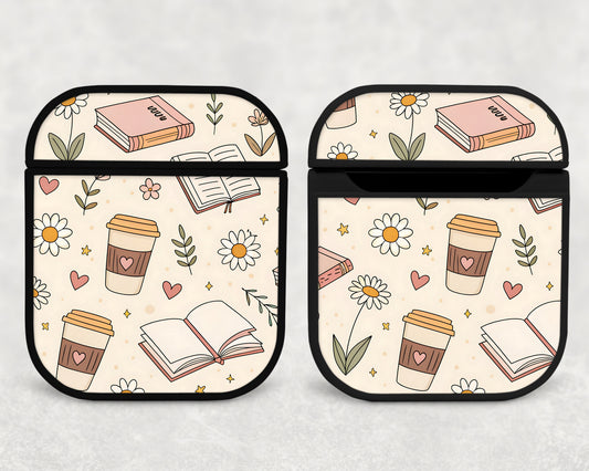 coffee & books - airpods case