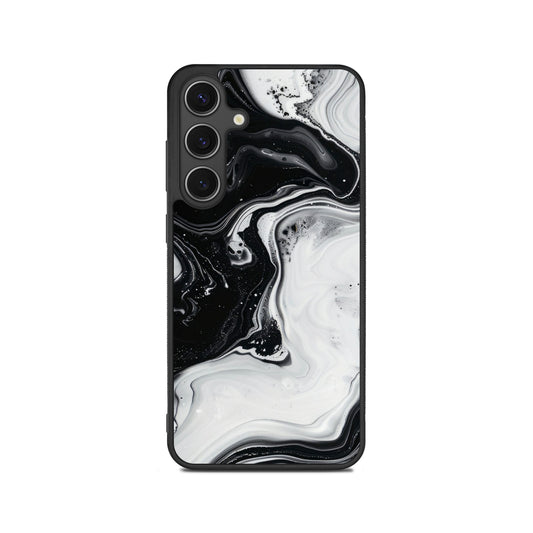 black & white marble