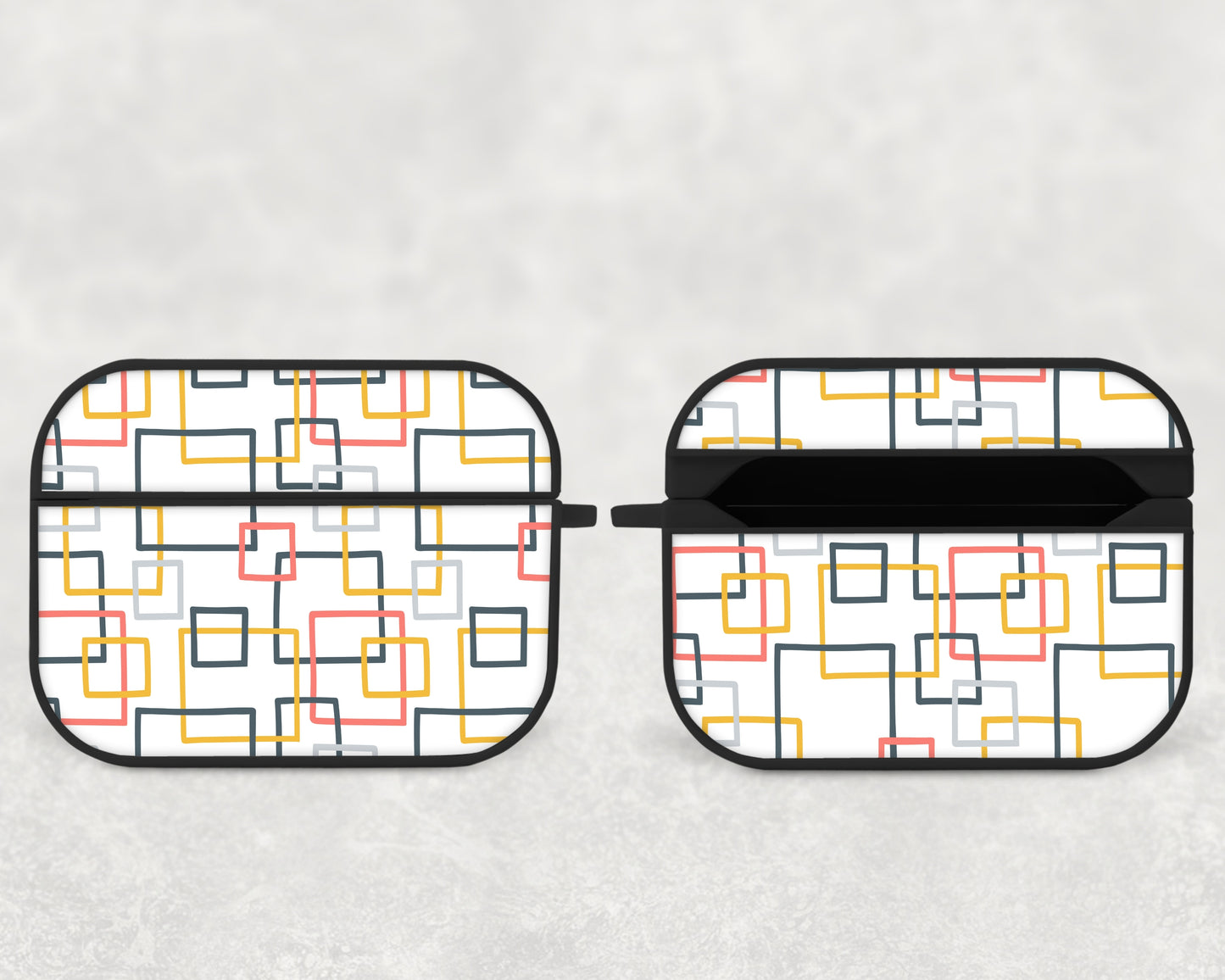 retro squares - airpods case