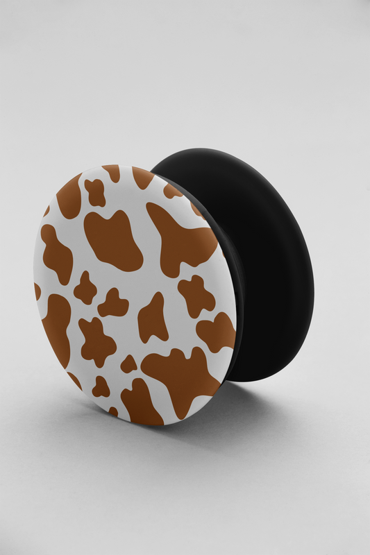 cow print - phone grip