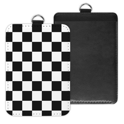 checkerboard - id badge holder