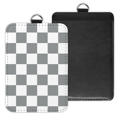 checkerboard - id badge holder