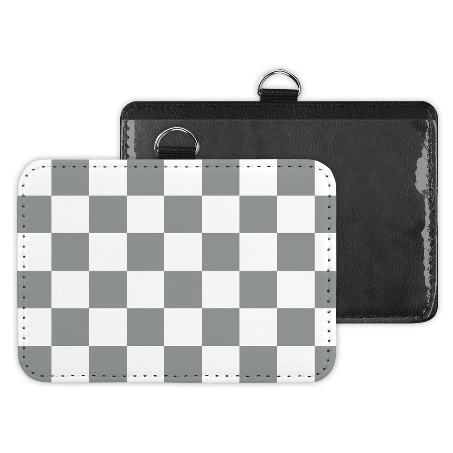 checkerboard - id badge holder
