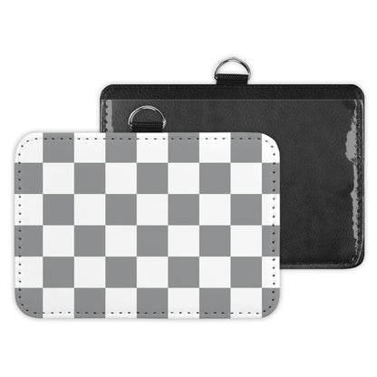 checkerboard - id badge holder