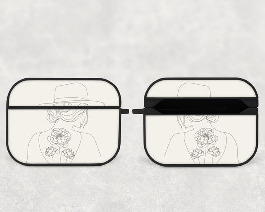 line lady - airpods case