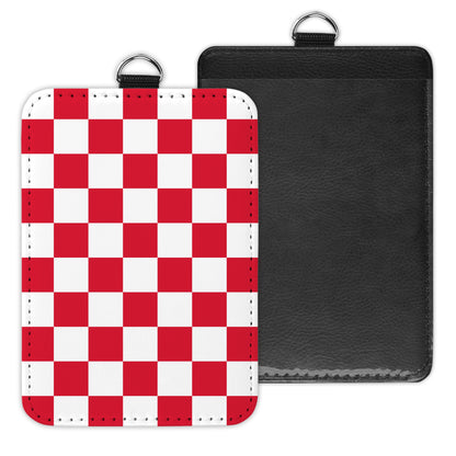 checkerboard - id badge holder
