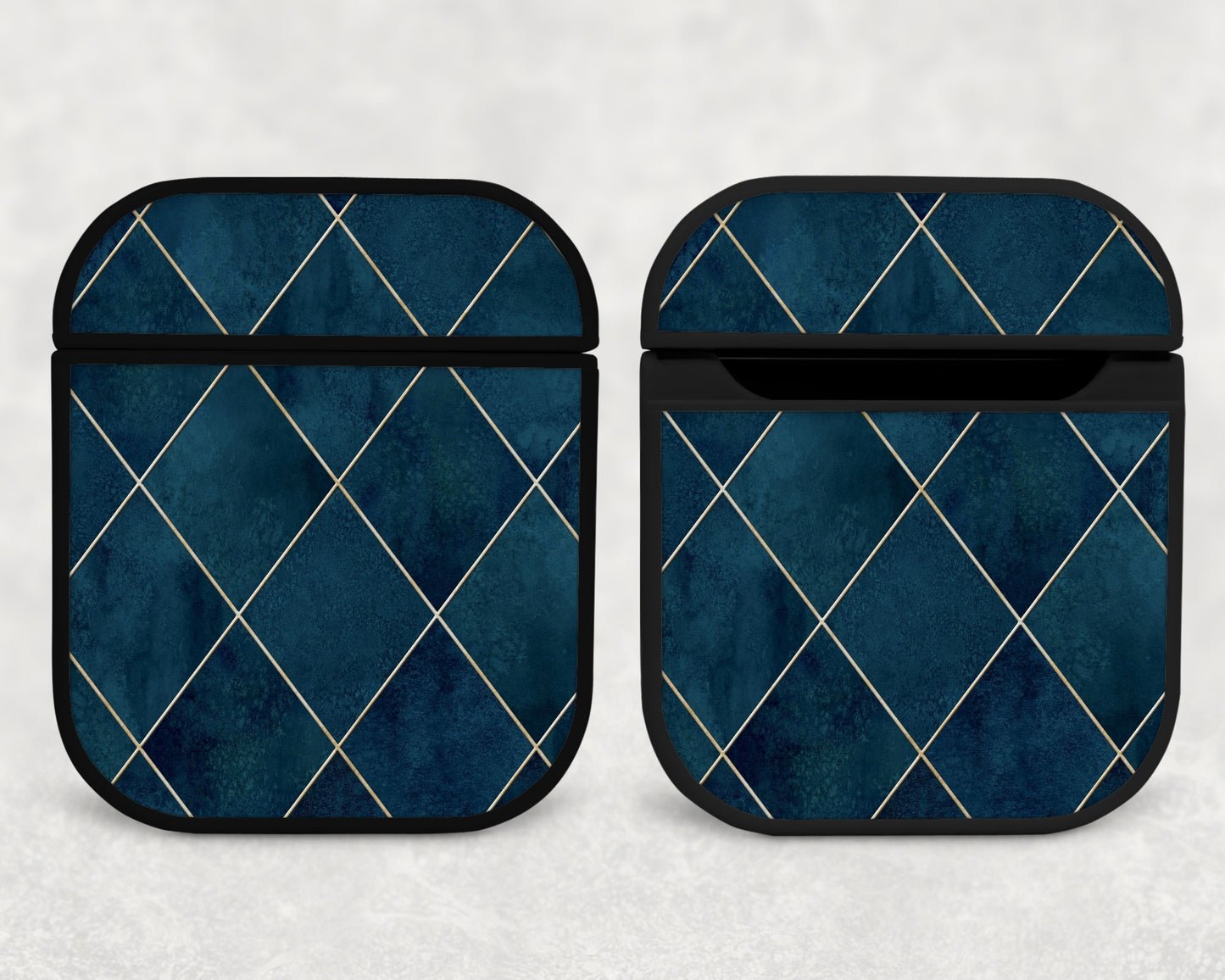 blue tiles - airpods case