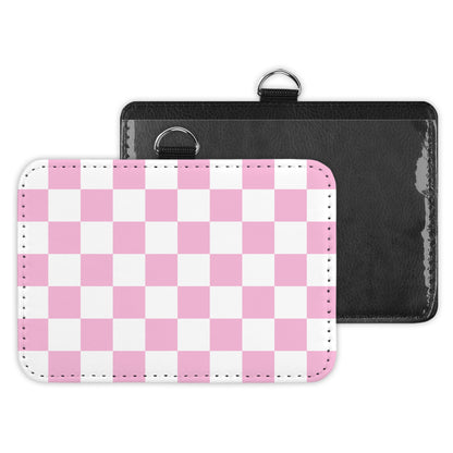 checkerboard - id badge holder