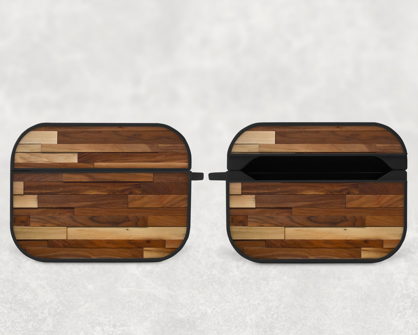 wood planks - airpods case