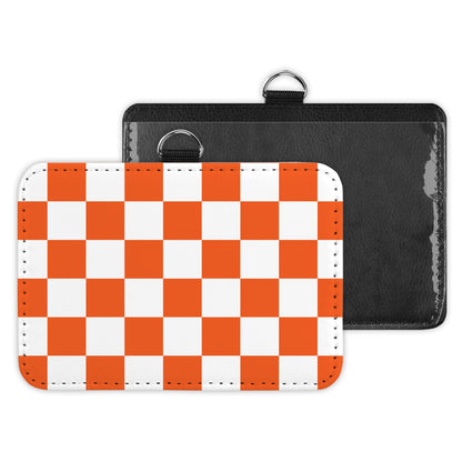 checkerboard - id badge holder