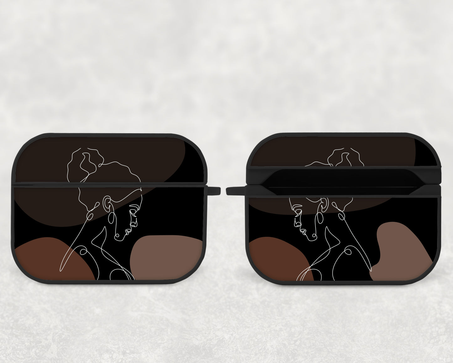 woman in abstract - airpods case