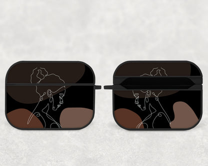 woman in abstract - airpods case