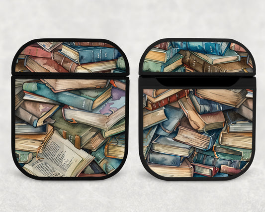 watercolor books - airpods case