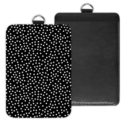 mini polkadots - id badge holder