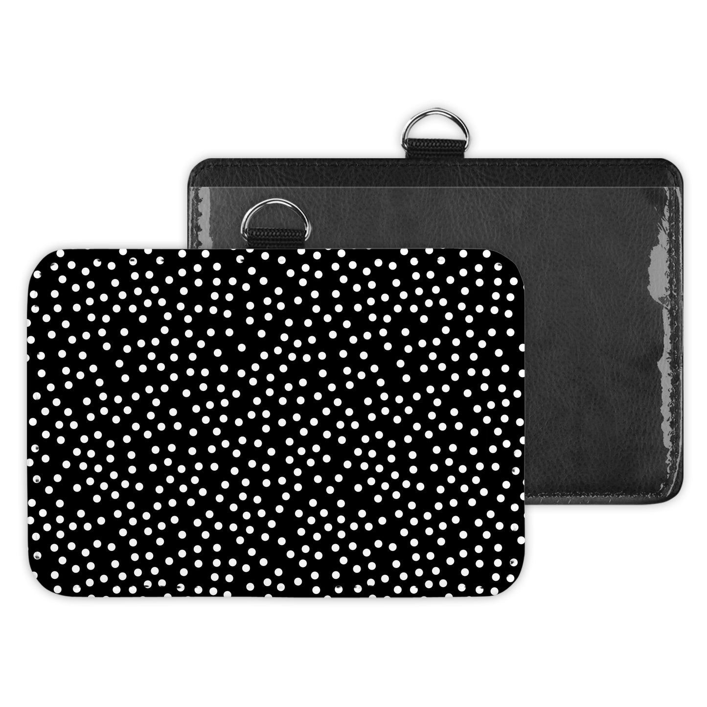mini polkadots - id badge holder