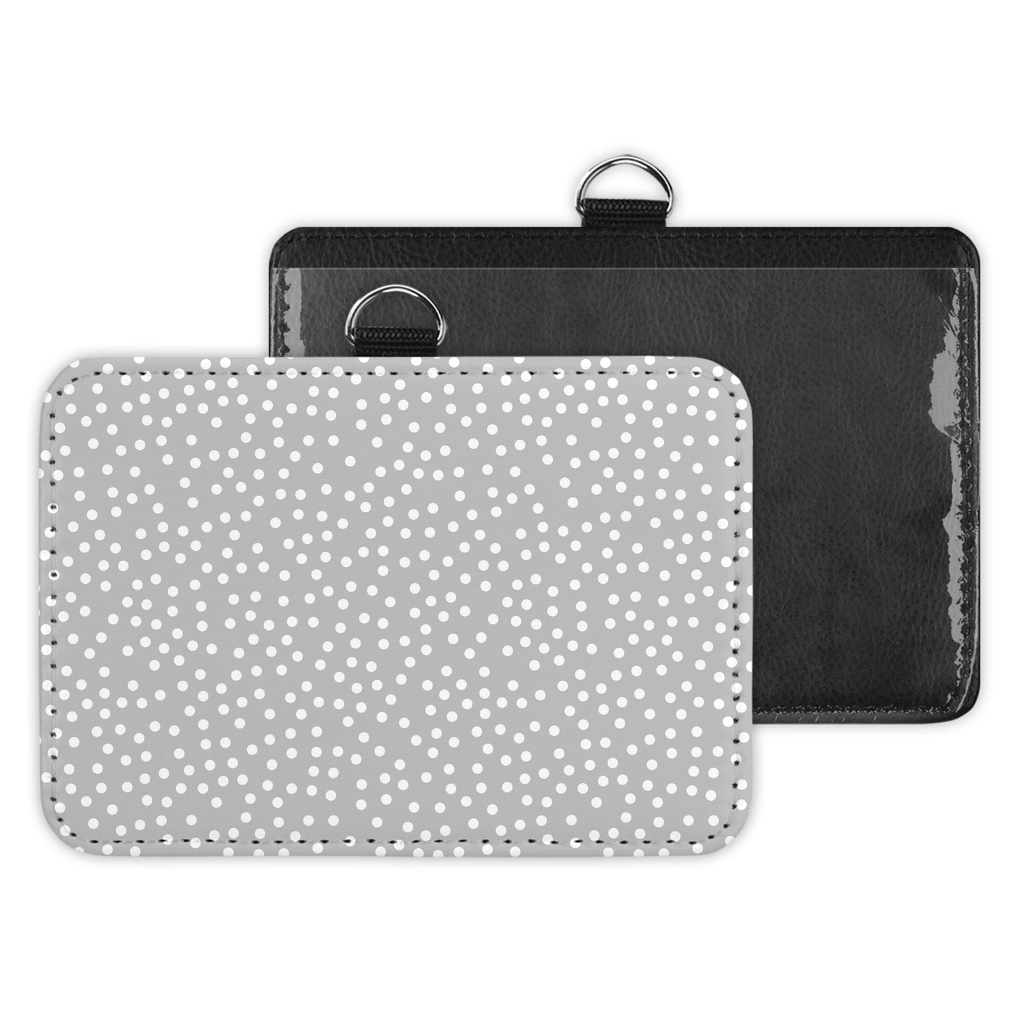 mini polkadots - id badge holder