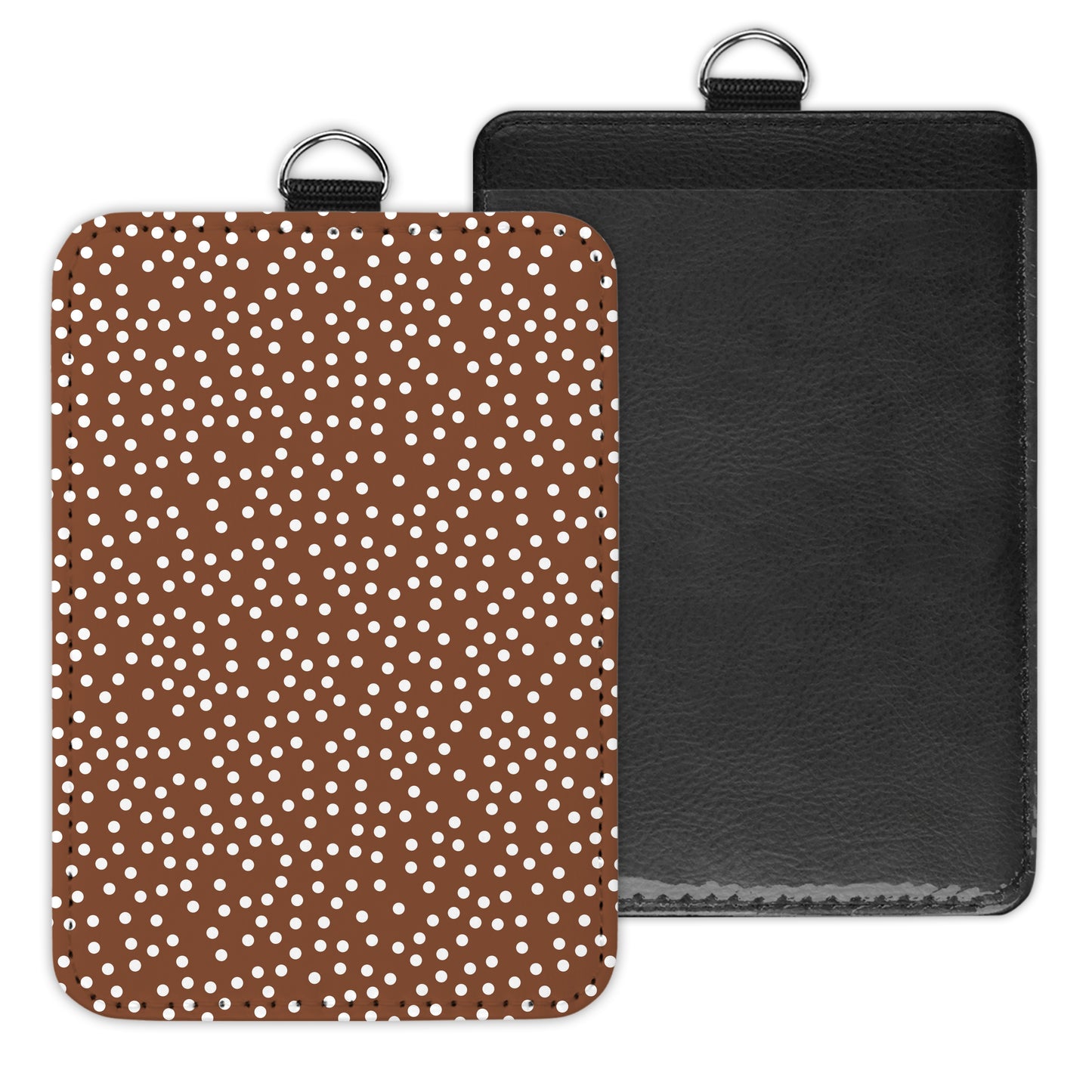 mini polkadots - id badge holder