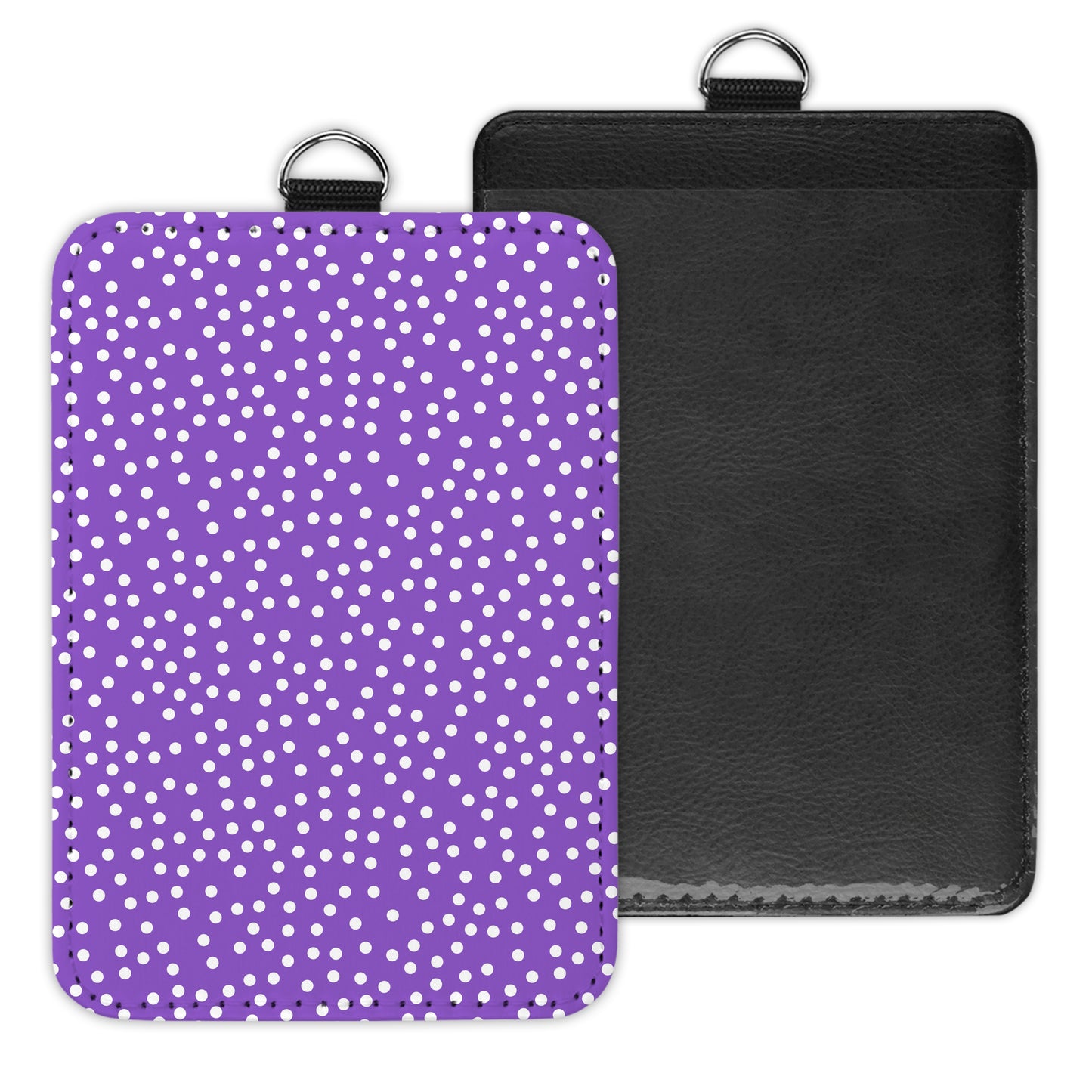 mini polkadots - id badge holder