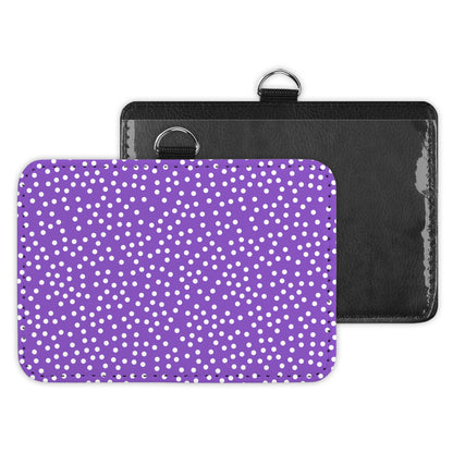 mini polkadots - id badge holder