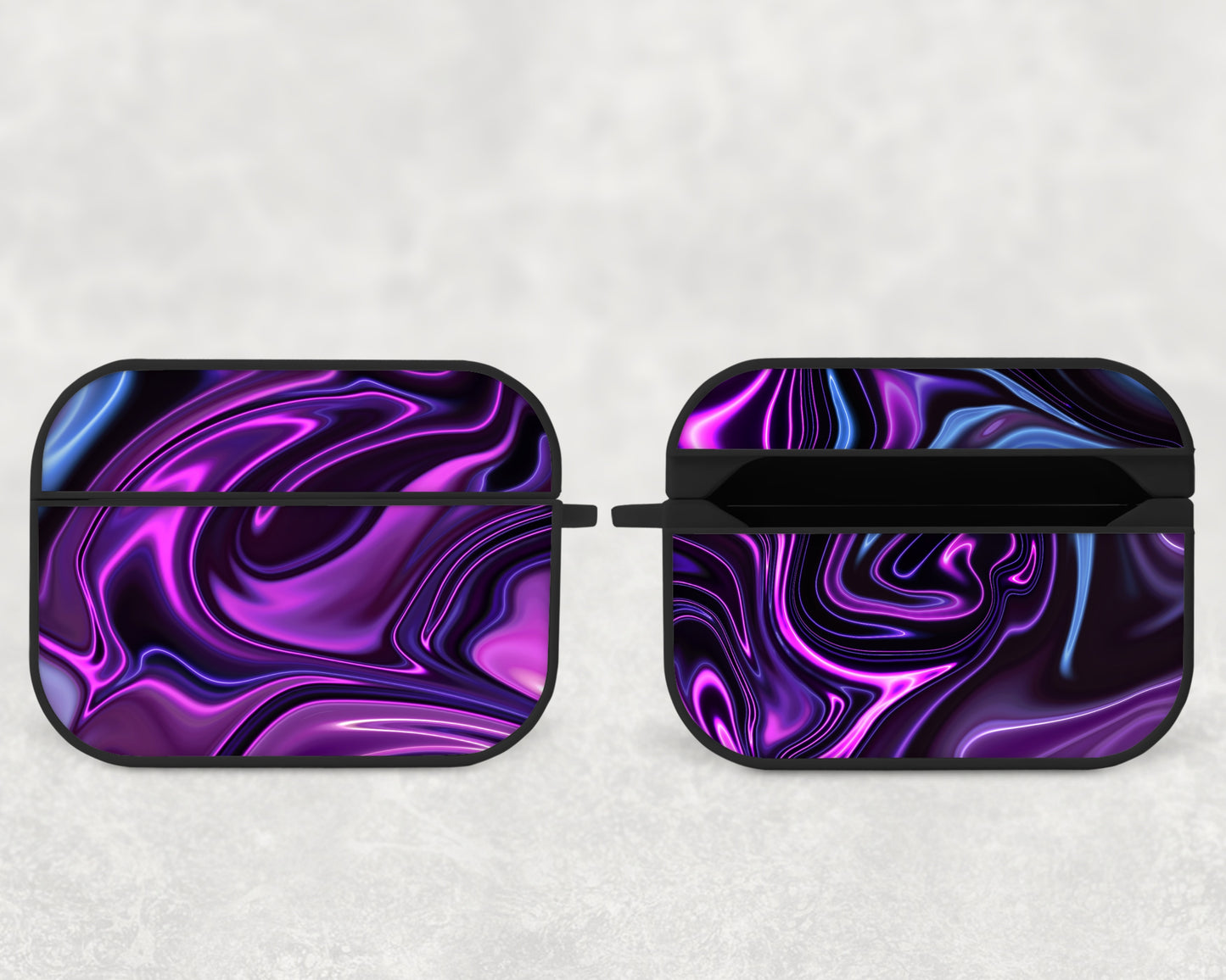 oily paint, purple - airpods case