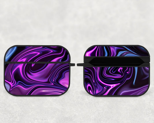 oily paint, purple - airpods case