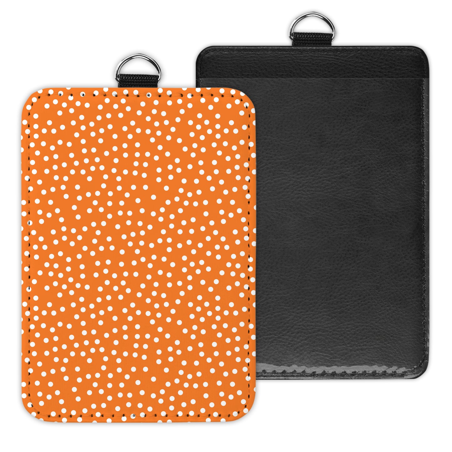 mini polkadots - id badge holder
