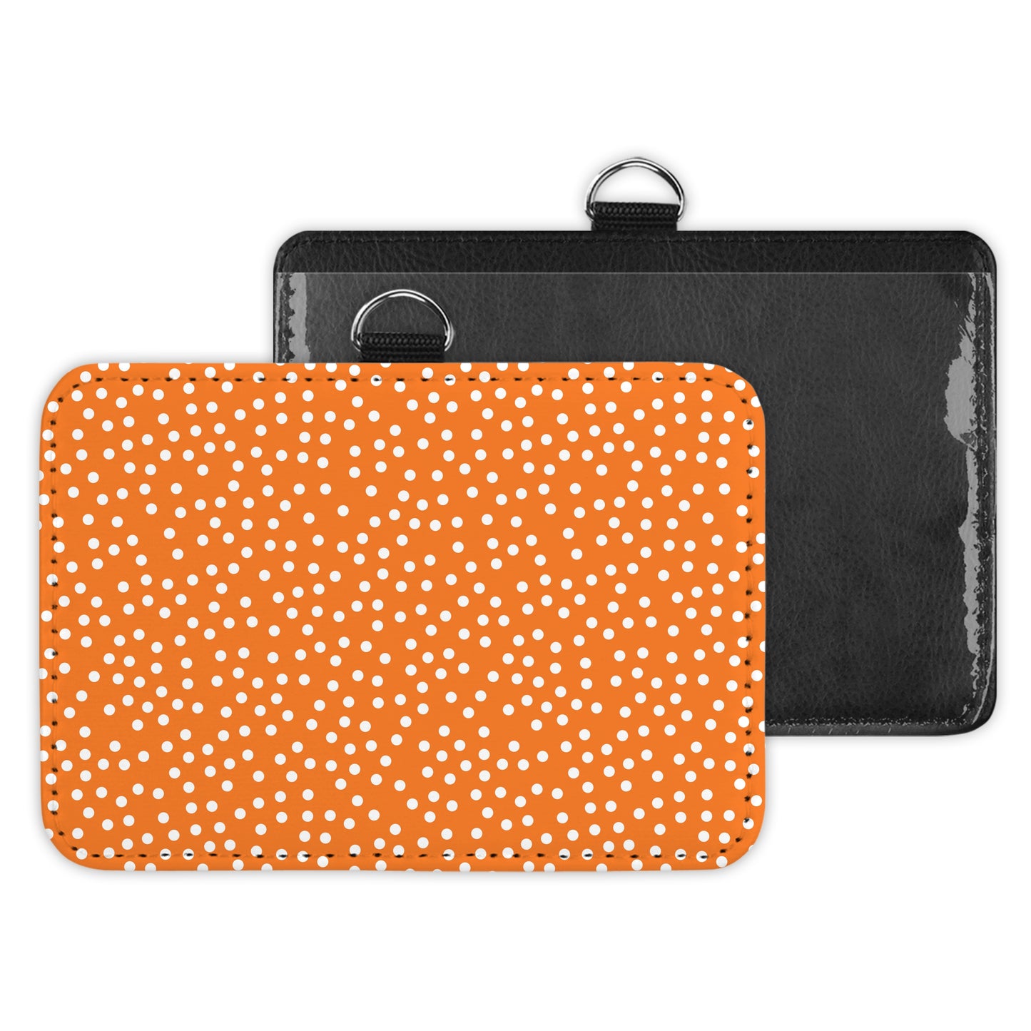 mini polkadots - id badge holder