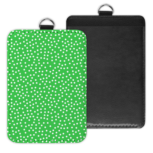 mini polkadots - id badge holder
