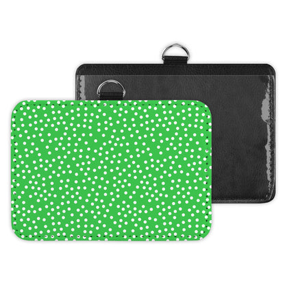 mini polkadots - id badge holder