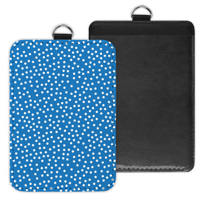 mini polkadots - id badge holder
