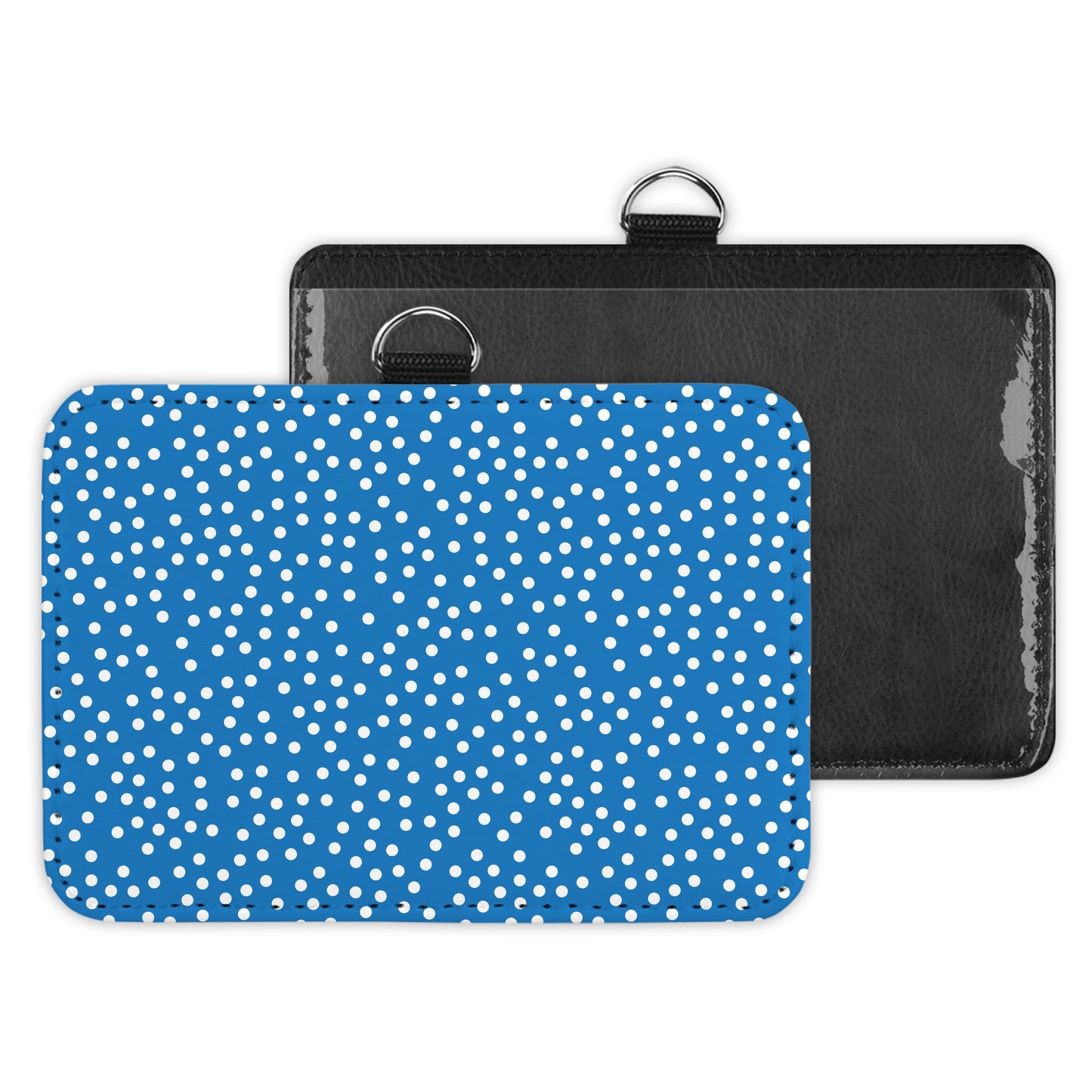 mini polkadots - id badge holder