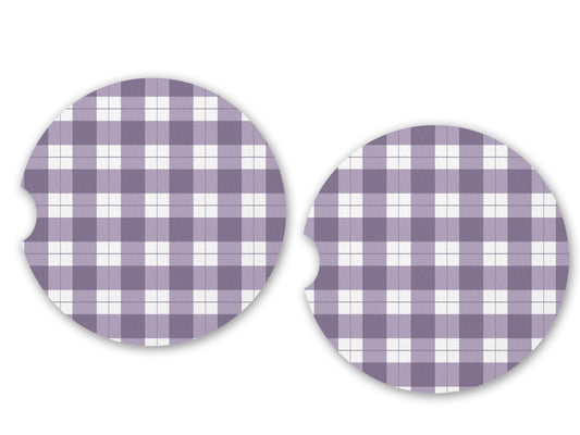 gingham - coasters