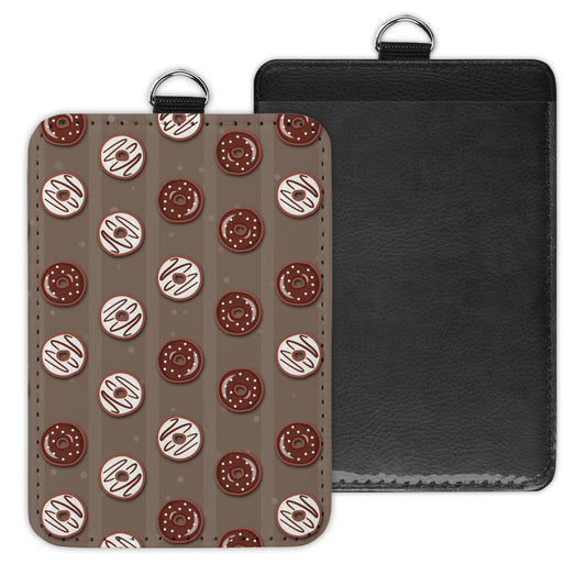 dark doughnuts - id badge holder