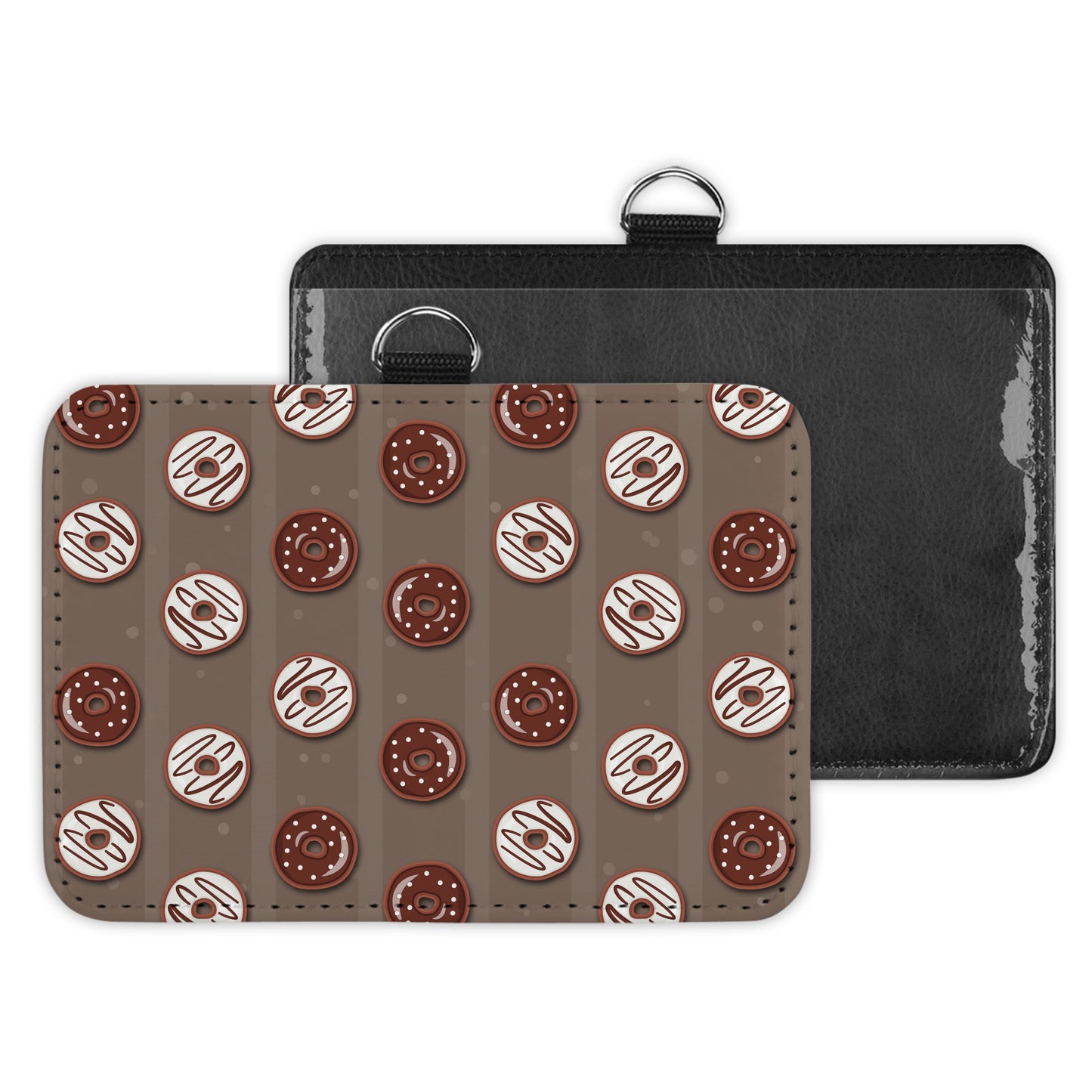 dark doughnuts - id badge holder