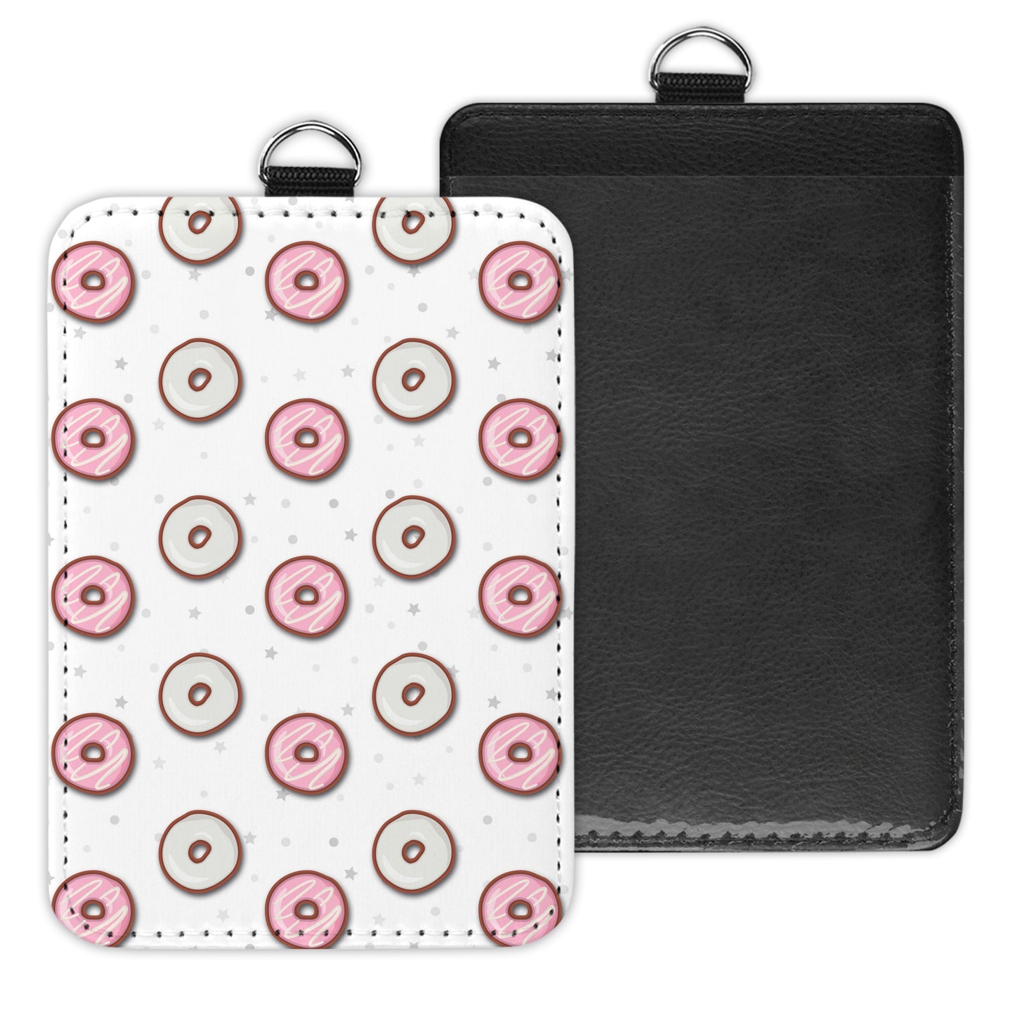 light doughnuts - id badge holder