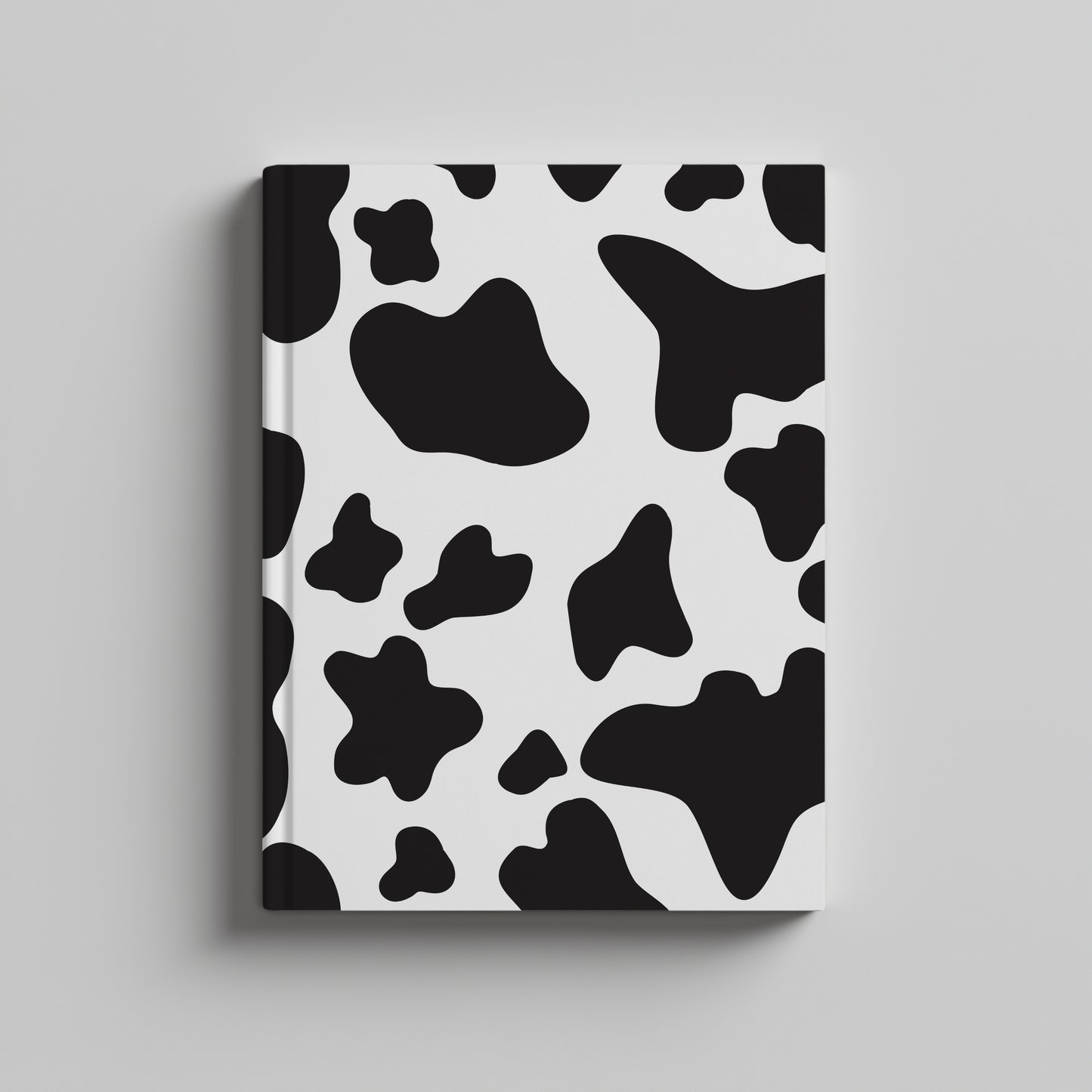 cow print, black - journal