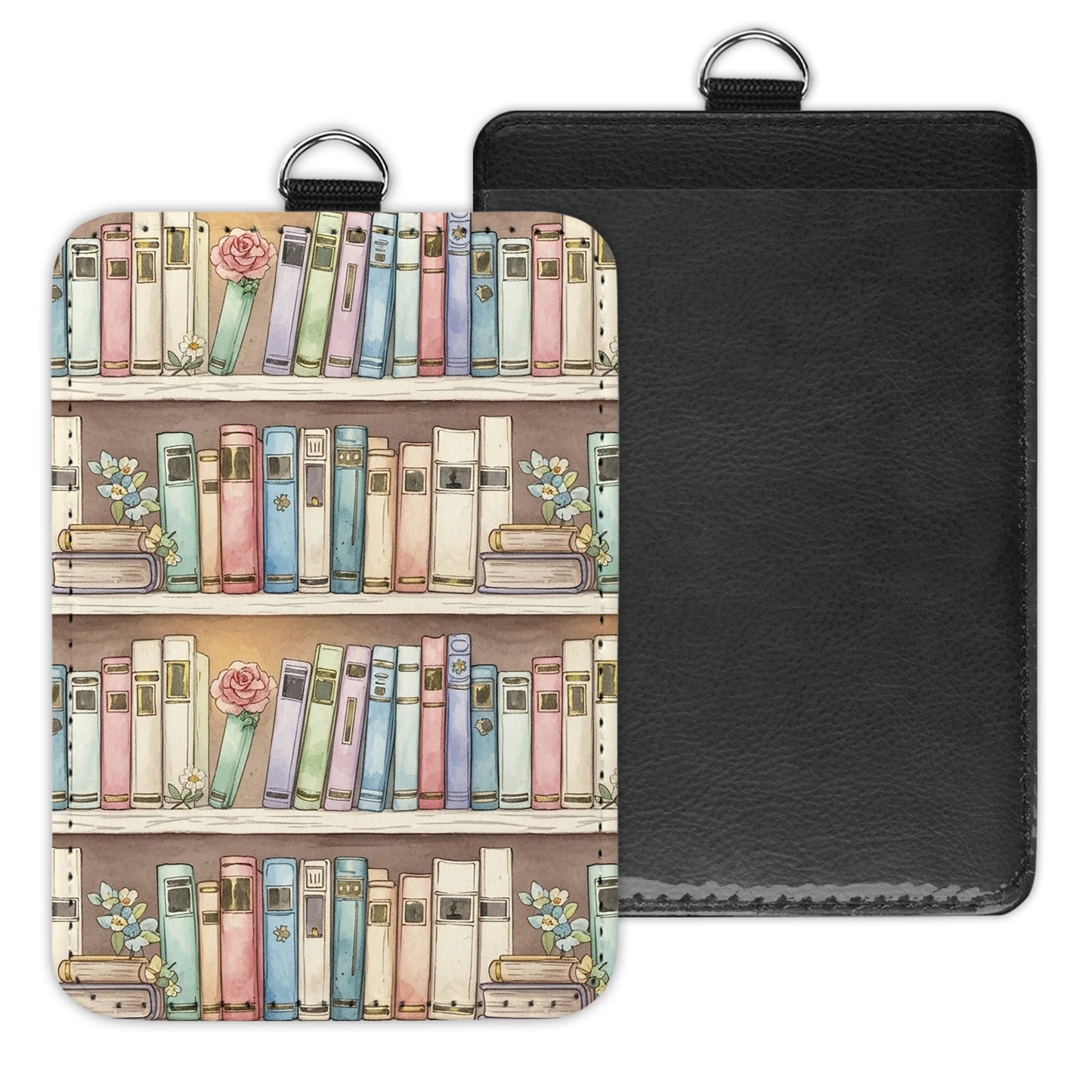pastel books - id badge holder
