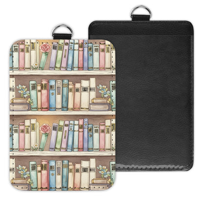 pastel books - id badge holder