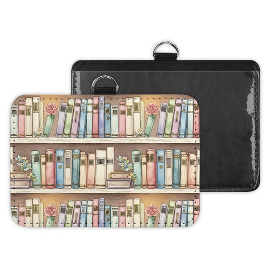 pastel books - id badge holder