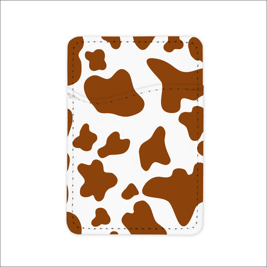 cow print - phone wallet