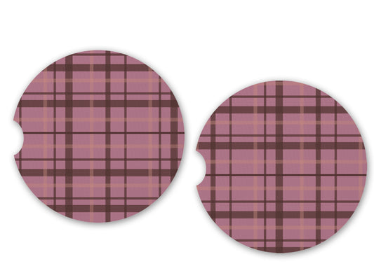 plaid - coasters