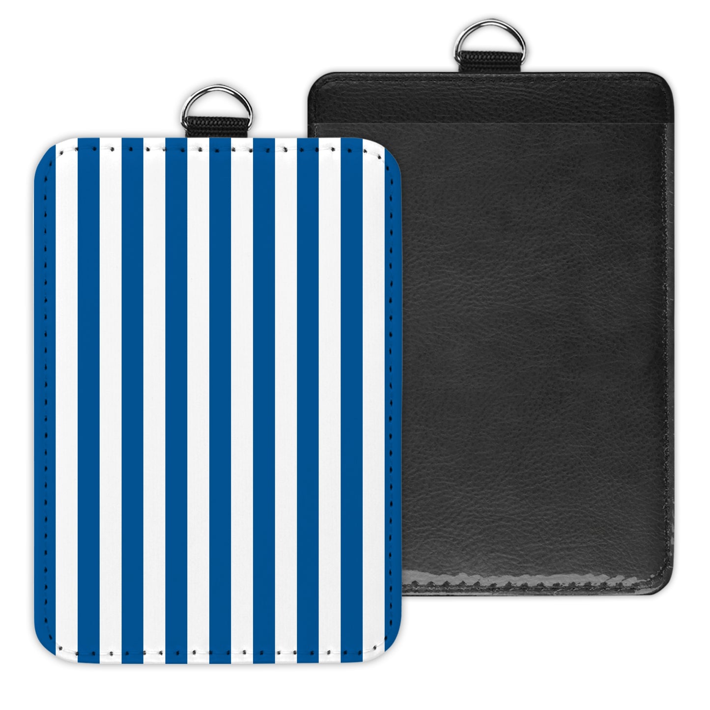 stripes - id badge holder