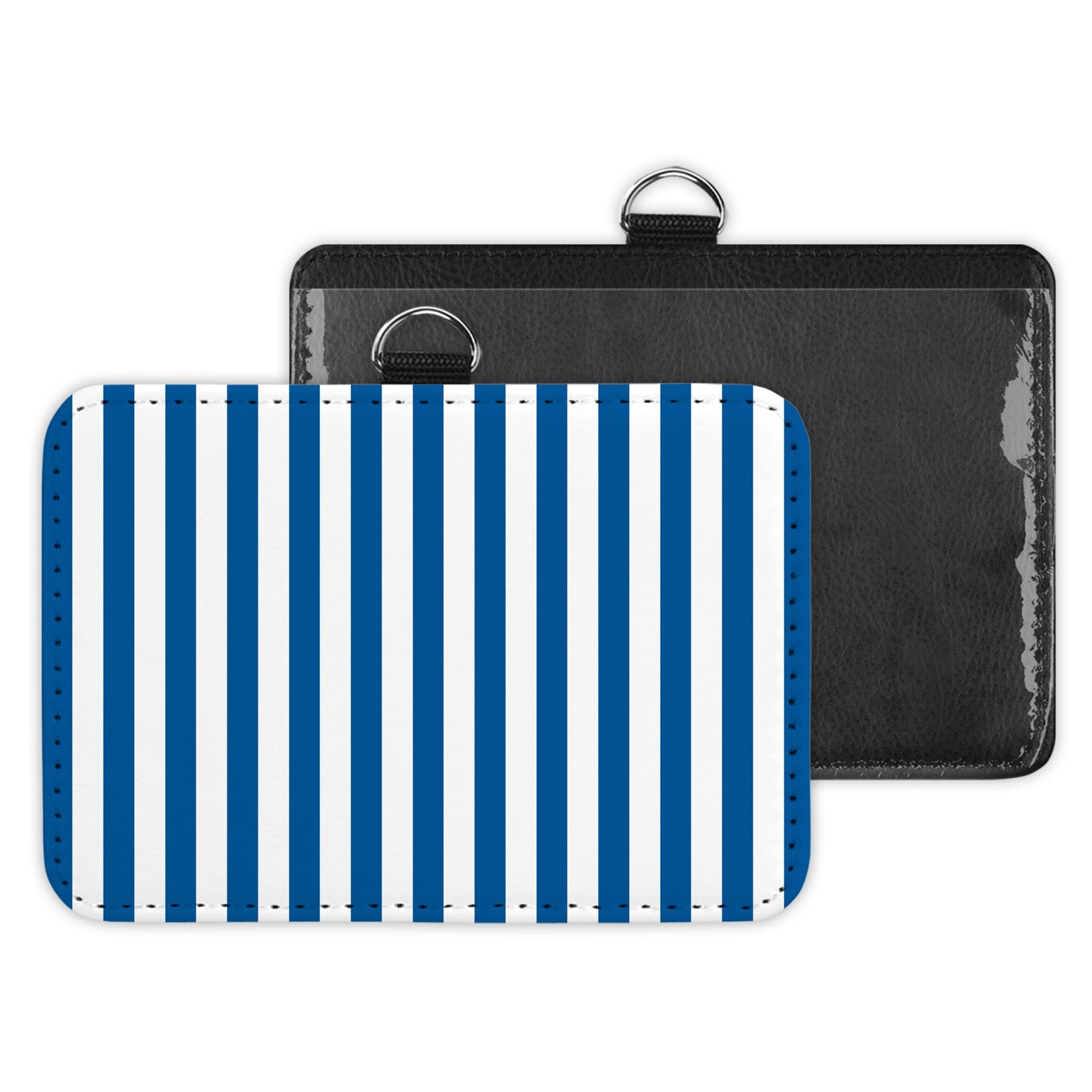 stripes - id badge holder