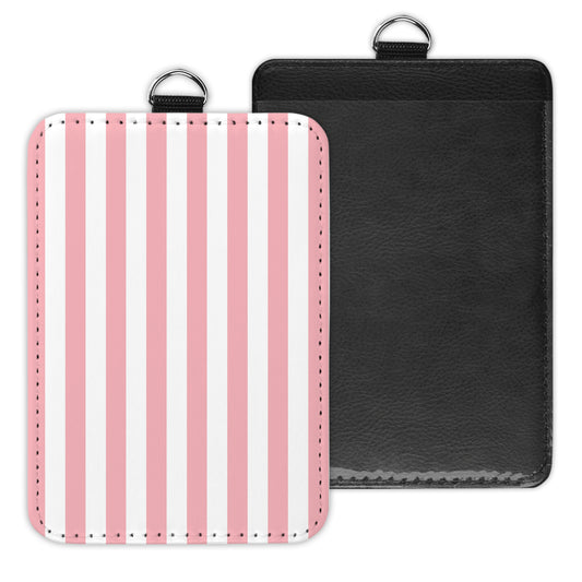 stripes - id badge holder