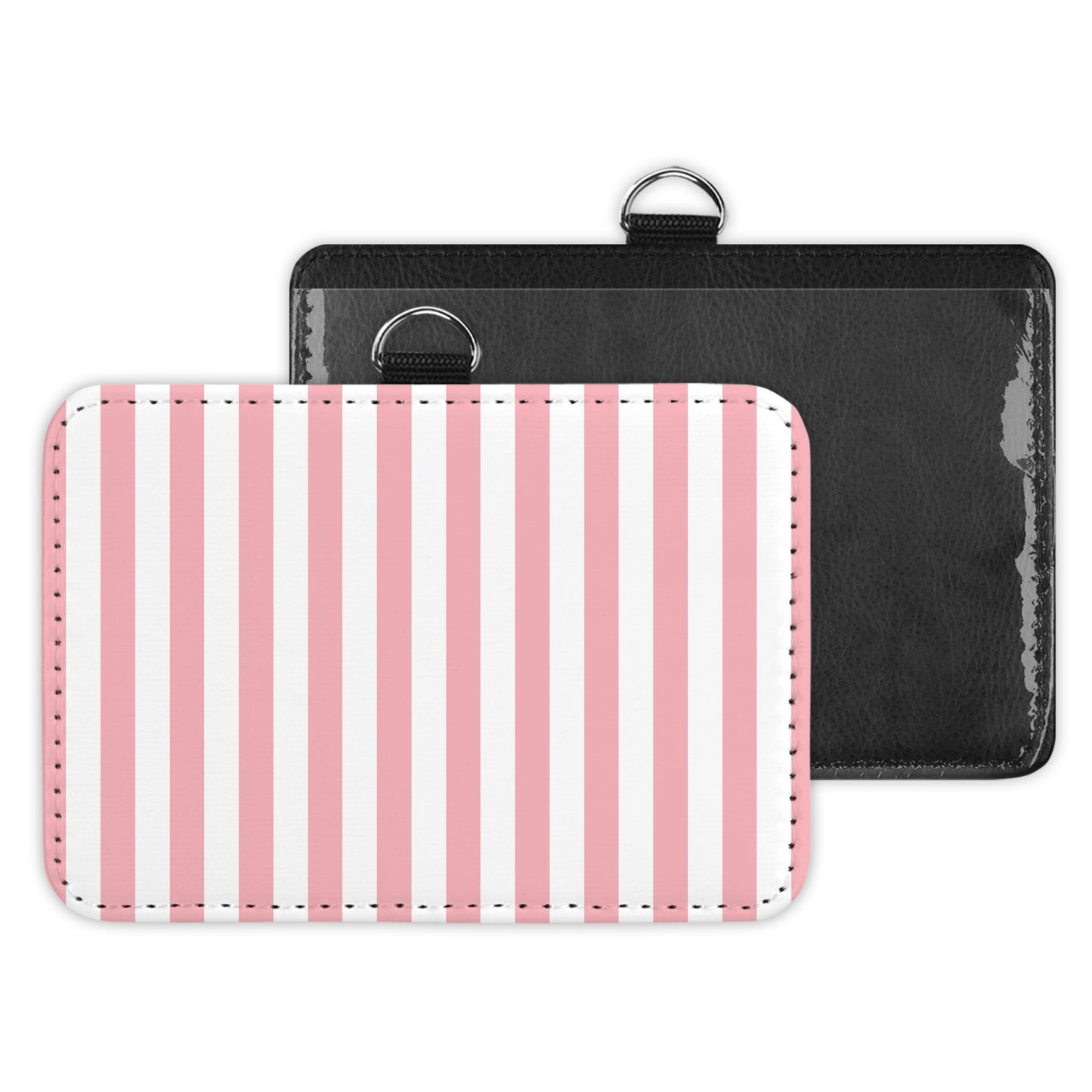 stripes - id badge holder