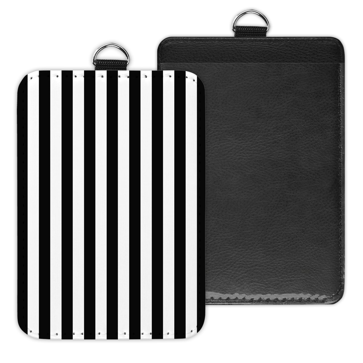 stripes - id badge holder