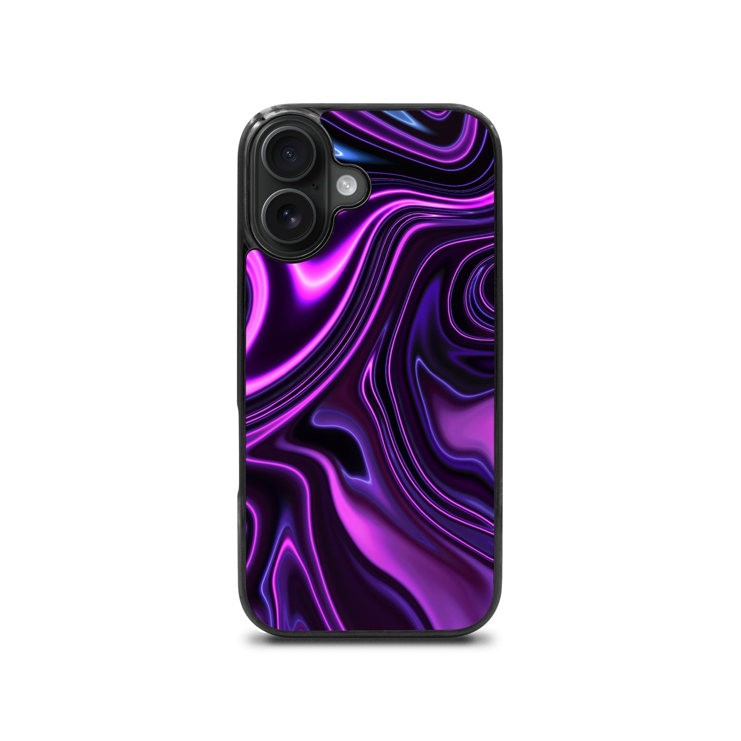 oily paint - purple