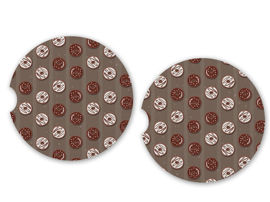 dark doughnuts - coasters